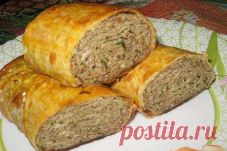 Рулет из лаваша с фаршем — ✎