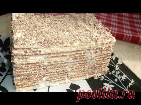 Вафельный Торт Без Выпечки На Скорую Руку