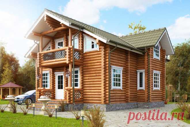 ДОМА ИЗ ОЦИЛИНДРОВАННОГО БРЕВНА
