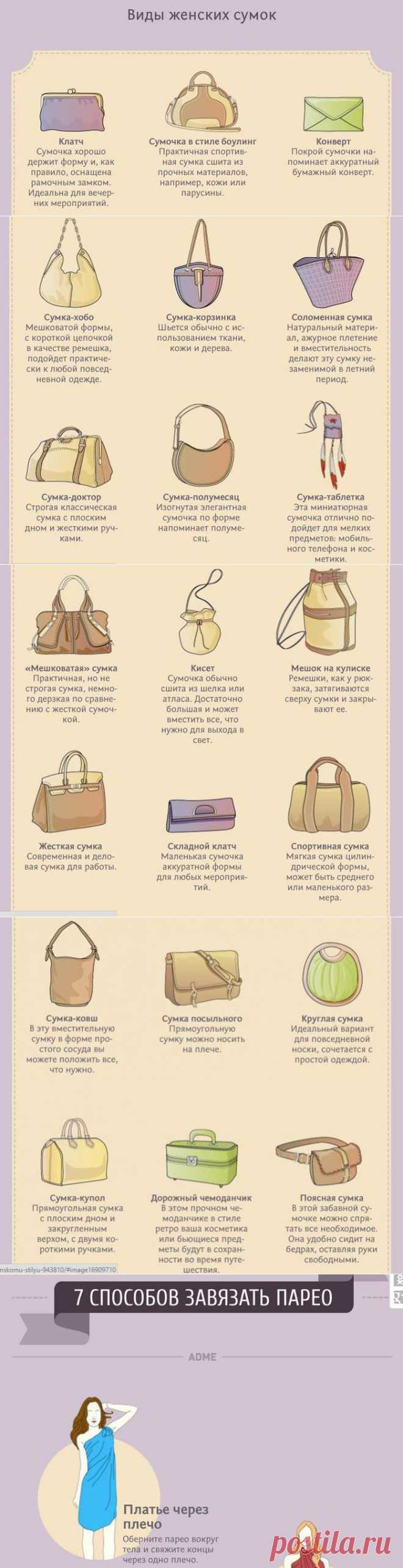 ГИД ПО ЖЕНСКОМУ СТИЛЮ: ЧАСТЬ3(СУМКИ и АКСЕССУАРЫ)