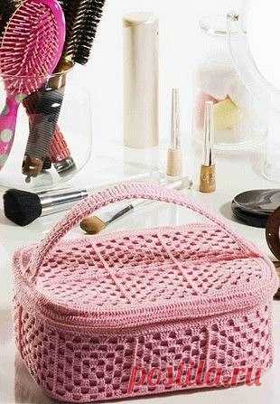 Азбука рукоделия-Вязание косметички крючком