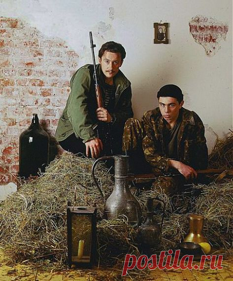Олег Меньшиков и Сергей Бодров