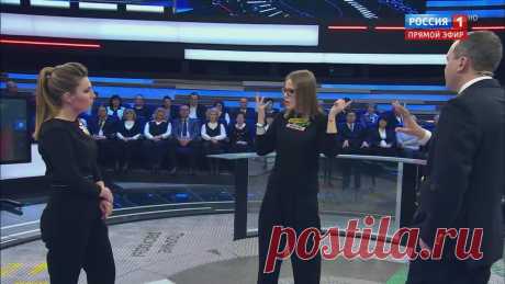 Собчак на ток-шоу "60 минут" 04.12.2017. Большое вяканье доводит до бяканья. 
https://youtu.be/vcKiHuQ0RG0
Отвечу Ксюшаде словами Великой Русской поэтессы:

