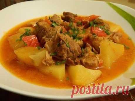 Тушеный картофель с мясом за 5 мин | Вкуснейшие рецепты мира | Яндекс Дзен