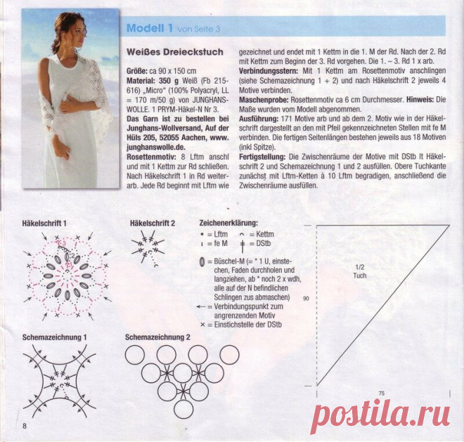 15 вариантов, самых разных бактусов, шалей, накидок. Идеи для вязания крючком.Схемы и описания. | Юлия Жданова | Дзен