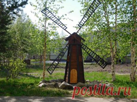 Ветряная мельница своими руками для дачи и сада - Самоделкино - медиаплатформа МирТесен