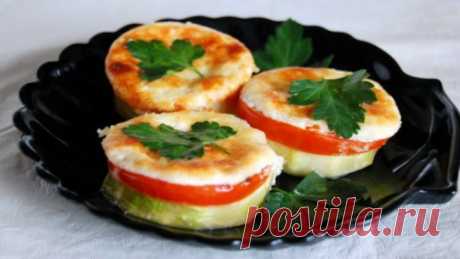 (+2) Кабачки запеченные с сыром и помидорами