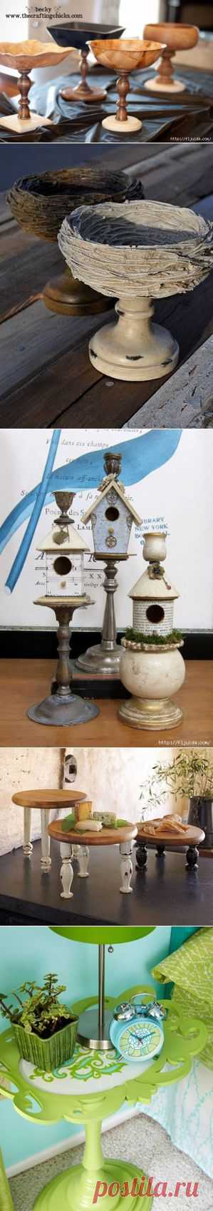 Кубки, фруктовницы и многоярусники своими руками