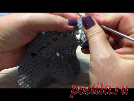 Вяжем скатерть крючком из отдельных мотивов