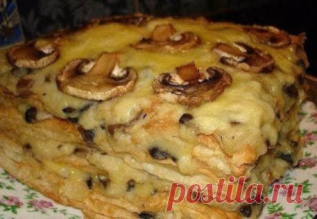 Самые вкусные рецепты: Горячий &quot;Наполеон&quot; с картофельно-грибным кремом