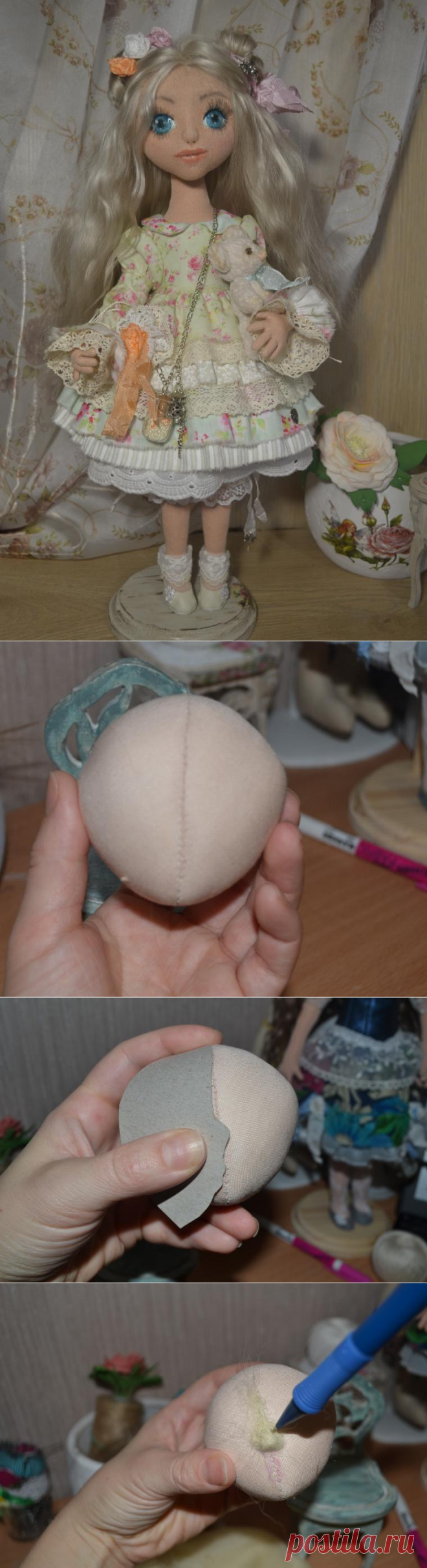 Куклы Елены Негороженко с 2 МК Мастера, Куклы Натальи Подкидышевой и Мастер-класс: создание объемного лица кукле (Анна Абросина)