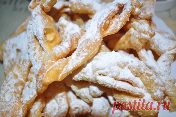 Тающий хворост, родом из детства! | вкусный блог | Яндекс Дзен