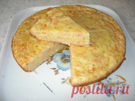 Рыбный пирог с сыром. Быстро и вкусно!