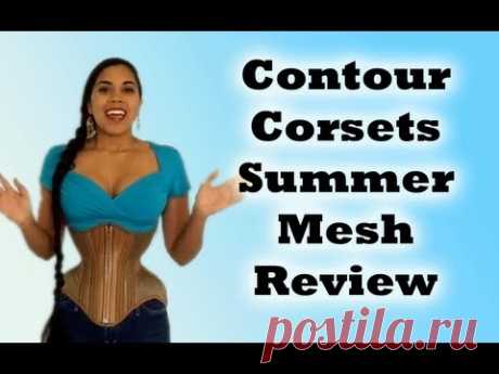 Contour Corsets Summer Mesh Underbust Review | Lucy's Corsetry - YouTube