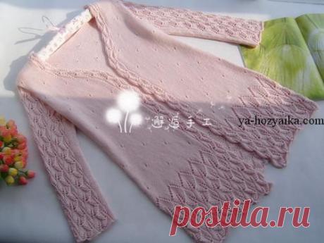 Кардиган спицами с ажурными планками. Связать кардиган спицами своими руками Розовый кардиган с ажурными планками. Связать кардиган спицами своими руками