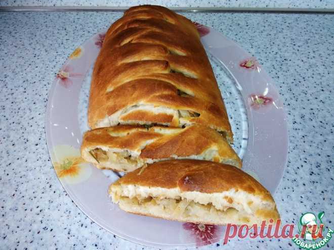 Постный пирог с капустой Кулинарный рецепт