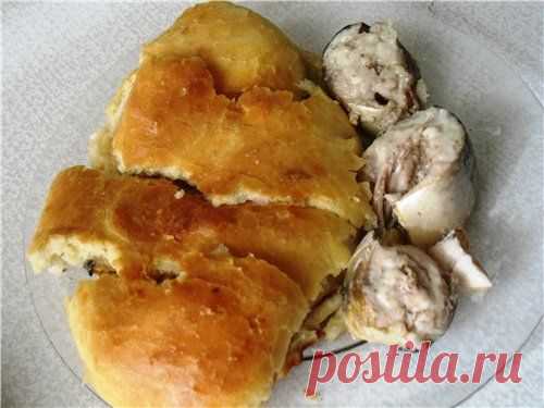 Вкуснейшая рыба, запеченная в дрожжевом тесте