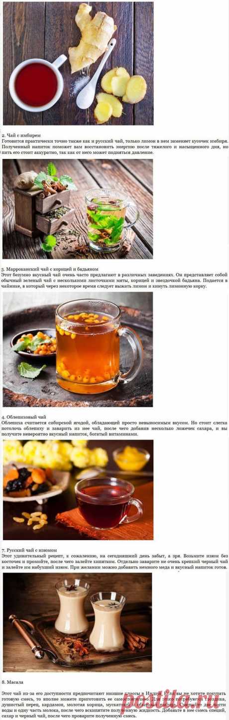 Согреваемся! Рецепты чая | Домохозяйки