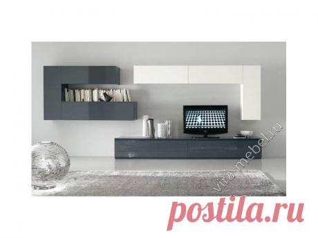 "Глянец-Люкс №1" стенка в гостиную, фасады глянцевые