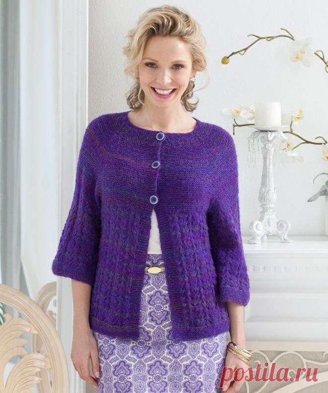 Хомут & Lace Cardi Вязание Pattern | Red Heart