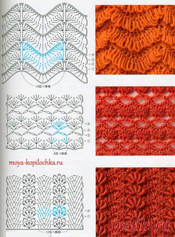 узоры крючком - Самое интересное в блогах