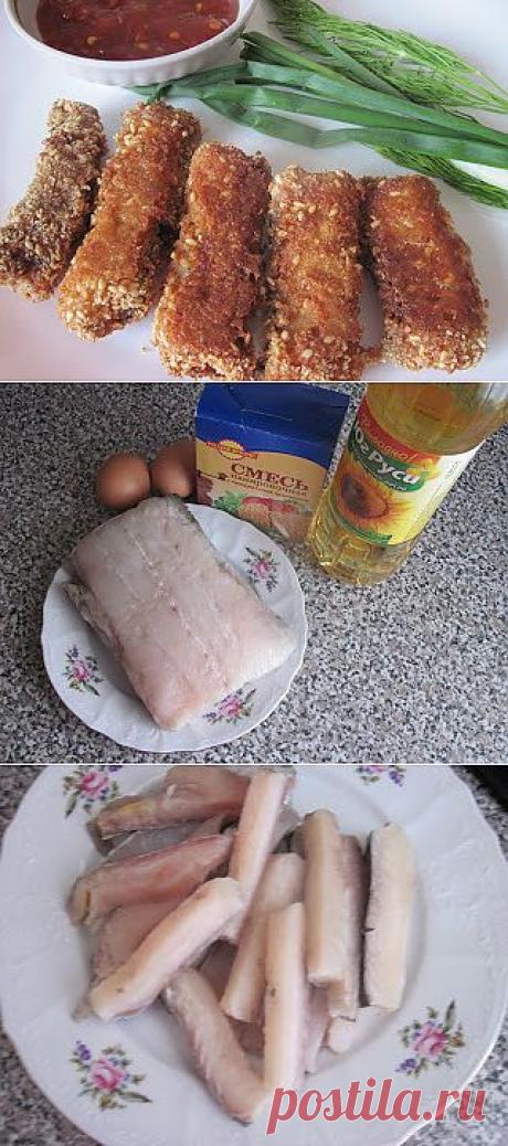 Мой вкусный блог: Рыбные палочки