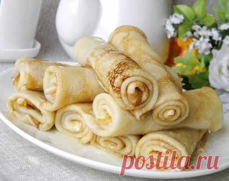 Как приготовить вкуснейшие тонкие блинчики - рецепт, ингредиенты и фотографии