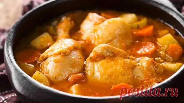 Жаркое из картофеля и курицы: домашняя кухня - Будет вкусно - Социальная сеть "МТ.RU"