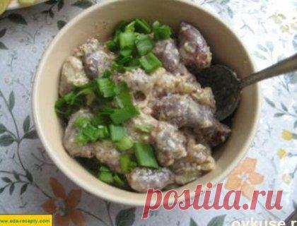 Куриные сердечки в нежном пикантном соусе - Простые рецепты Овкусе.ру