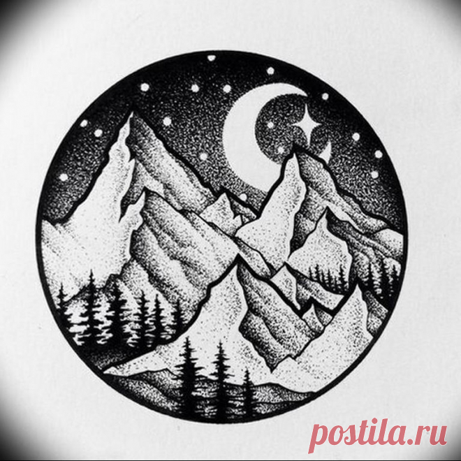 Фото-тату-горы-в-круге-23.07.2019-№030-mountain-tattoo-in-a-circle-tattoo-photo.ru_.jpg (768×768)