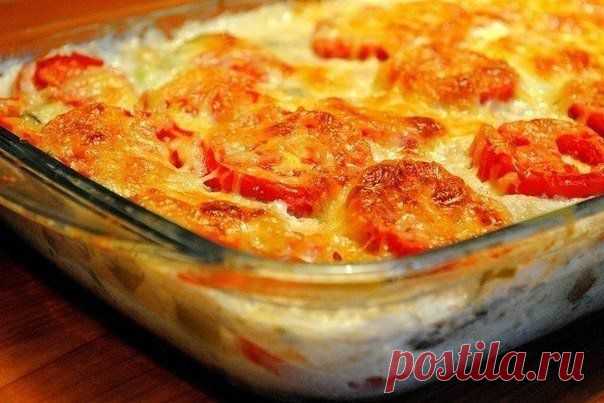 Запеканка из кабачков