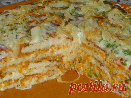 овощной тортик - Простые рецепты Овкусе.ру