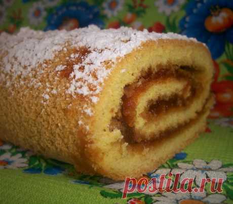 Рулет к чаю с повидлом!
