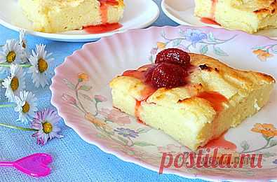 Творожная запеканка с манкой, как в детском саду | Вкус жизни