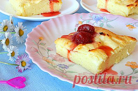 Творожная запеканка с манкой, как в детском саду | Вкус жизни