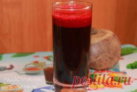 Свекольный сок. Приготовление. Применение. Польза. Противопоказания.