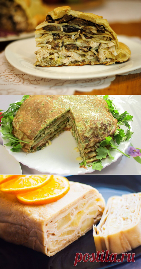 Блинные пироги — в будни и на праздники!