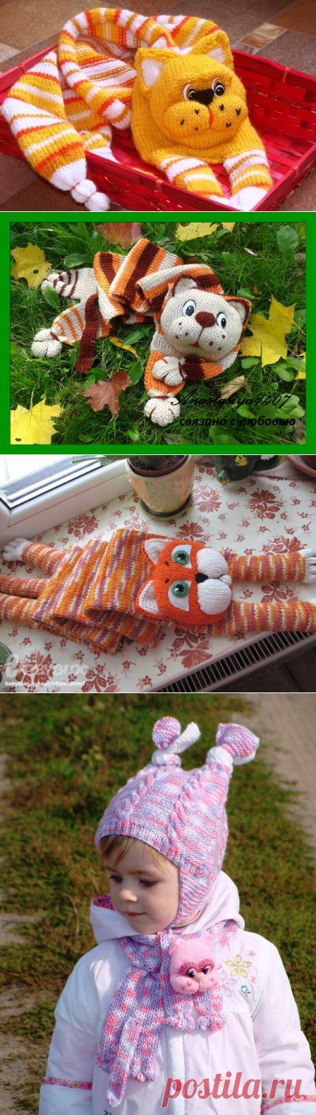 Котошарфики (с описанием и МК)