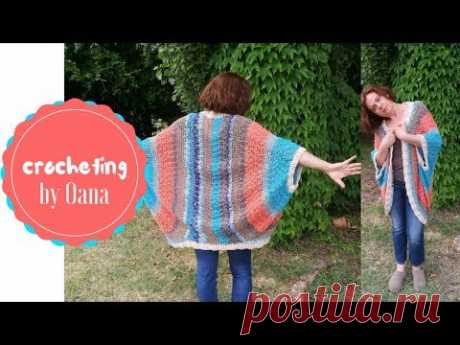 Cardigan Cocoon all'uncinetto by Oana
