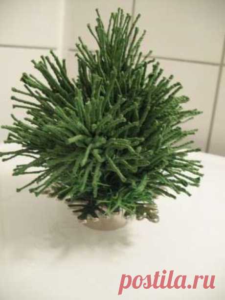 Делаем сосну или елку из фоамирана. Мастер-класс