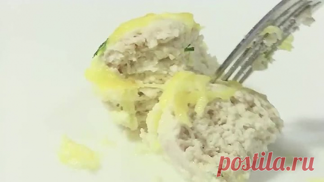 Куриные шарики в сливочном соусе