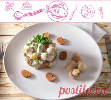 Салат пикантный с сухариками | Пошаговый рецепт от https://prostovkysno.com/
