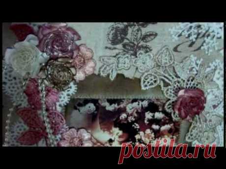 Shabby Chic Fabric Canvas