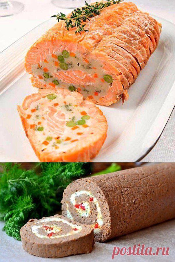 ТОП - 9 РЕЦЕПТОВ ЗАКУСОЧНЫХ РУЛЕТОВ К ПРАЗДНИЧНОМУ СТОЛУ И НА КАЖДЫЙ ДЕНЬ