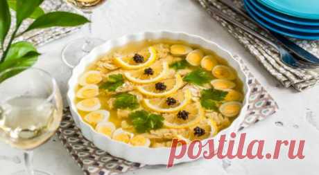 Рыбное заливное к новогоднему столу