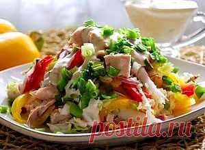 Салат разноцветный и очень вкусный » Кулинарные рецепты, домашняя еда на каждый день!!!