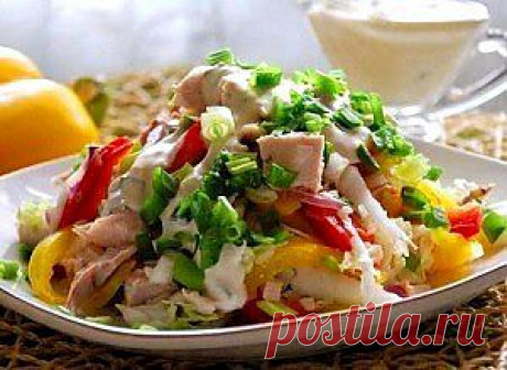 Салат разноцветный и очень вкусный » Кулинарные рецепты, домашняя еда на каждый день!!!