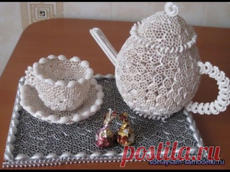 Поделки из макарон своими руками.Идеи для творчества.