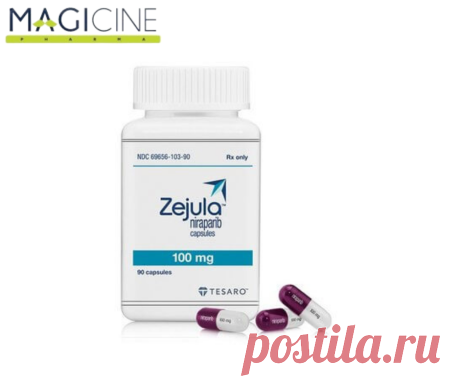 Zejula tablets are manufactured by Tesaro. These tablets help in treating Ovary, fallopian tube, and primary peritoneal cancer. The active ingredient in the medicine is niraparib. It is available in the strength of 100 mg. Some side effects that are seen after the consumption of this medicine are; headache, back pain, pale skin, sore throat, red spots on the skin, etc.