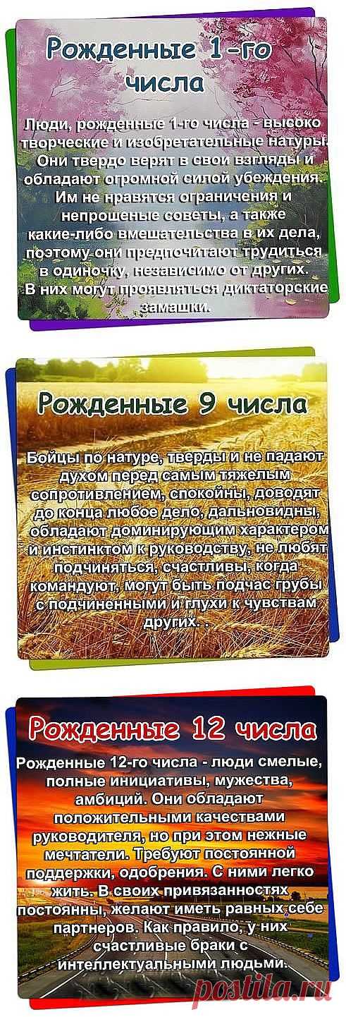 число и характер